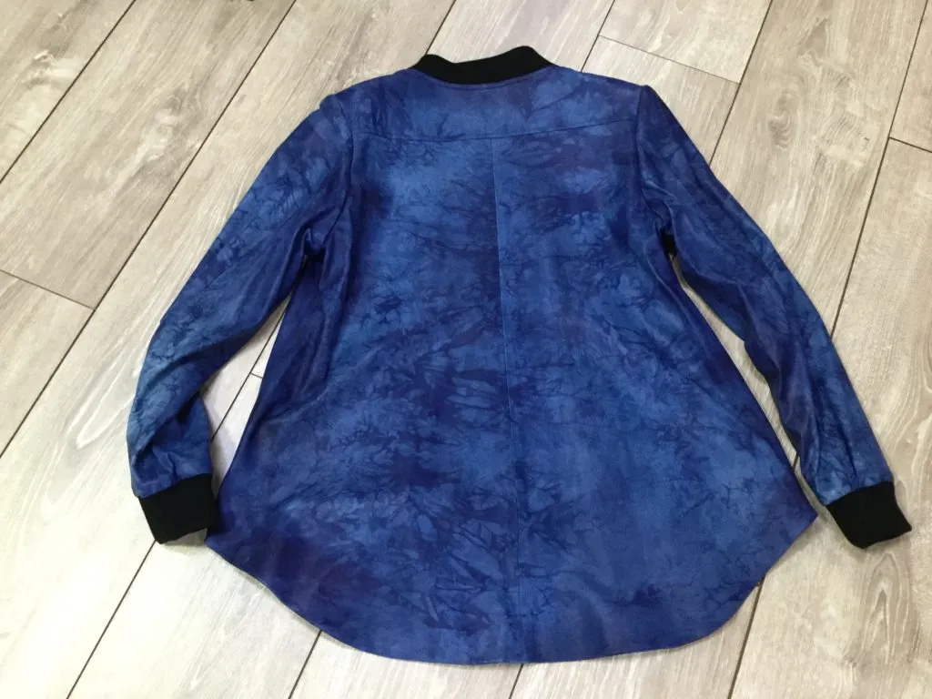 藍染のラム革を使って、ご夫婦で、ジャケットオーダー頂きました🧥