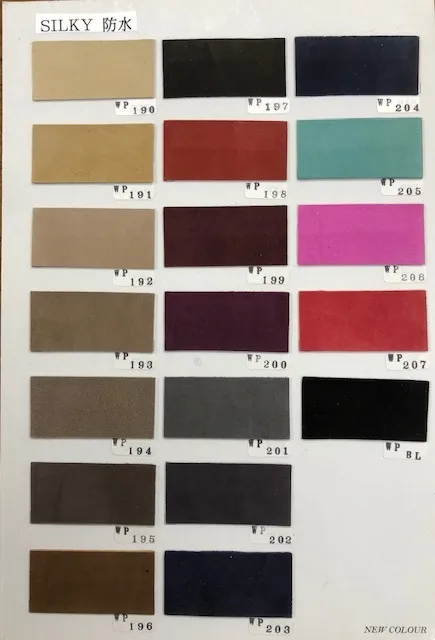 完全防水加工のラムスエードのオーダージャケット