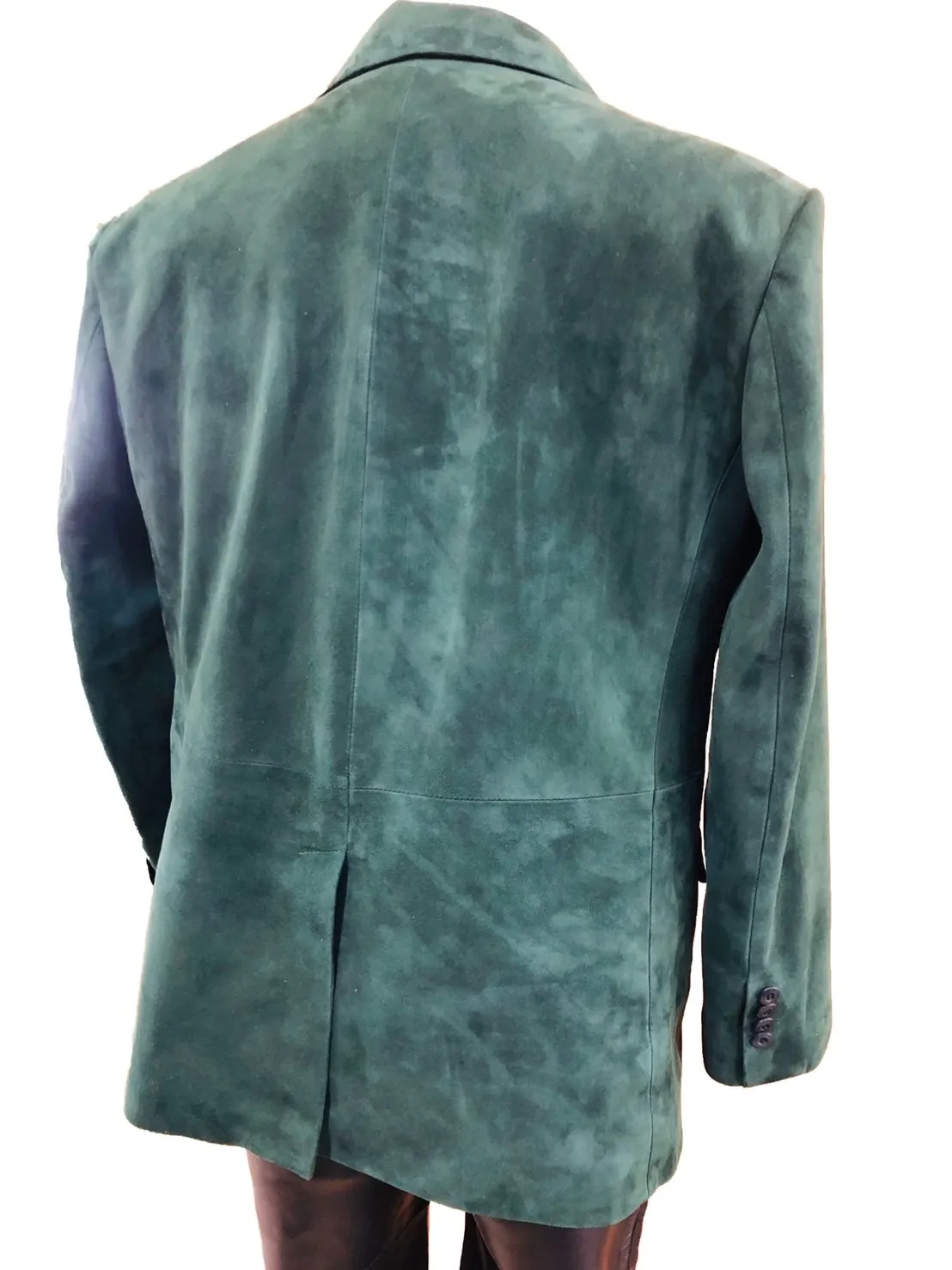 完全防水加工のラムスエードのオーダージャケット