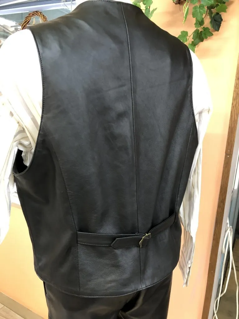 オーダーラム革ベスト