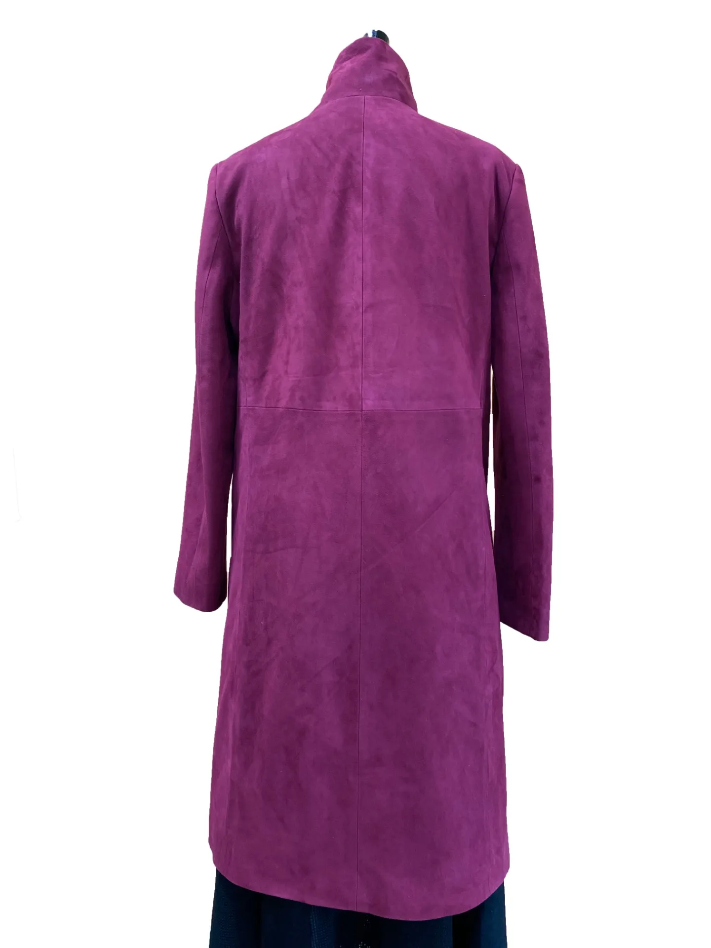 ラムスエードコート、オーダーでお作りしました。