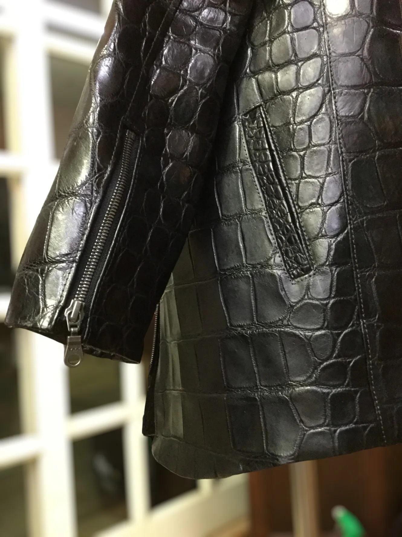 クロコダイル ジャケット 作りました