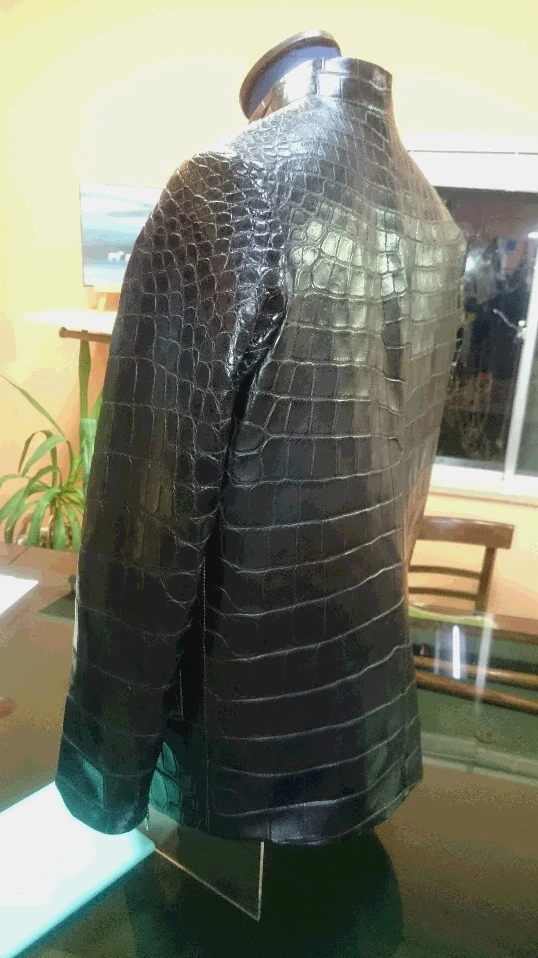 クロコダイル ジャケット 作りました
