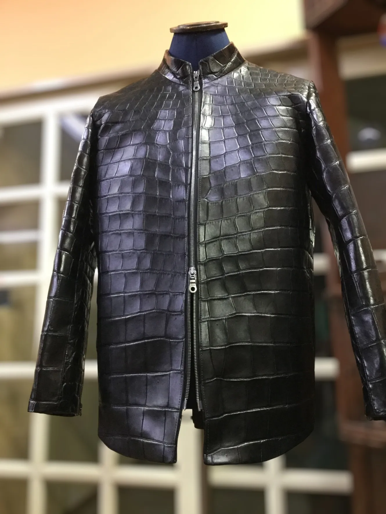 クロコダイル ジャケット 作りました