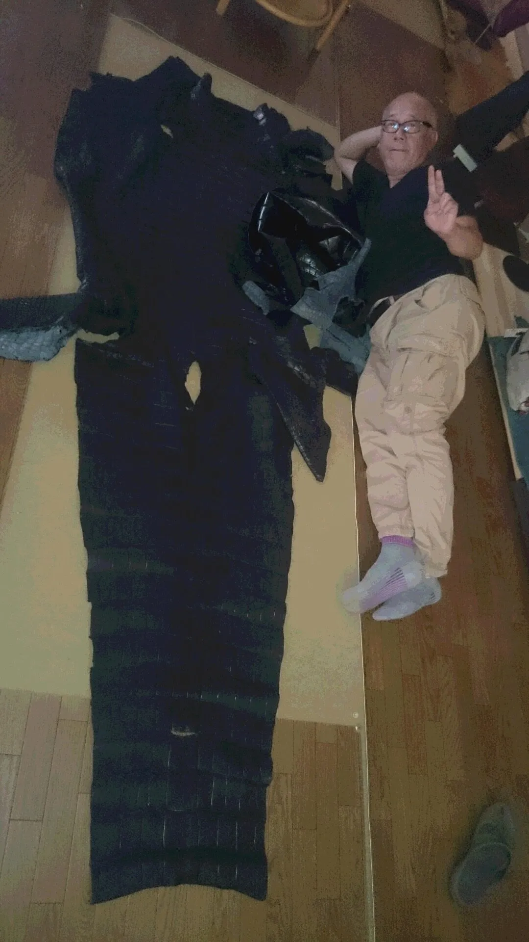 クロコダイル ジャケット 作りました