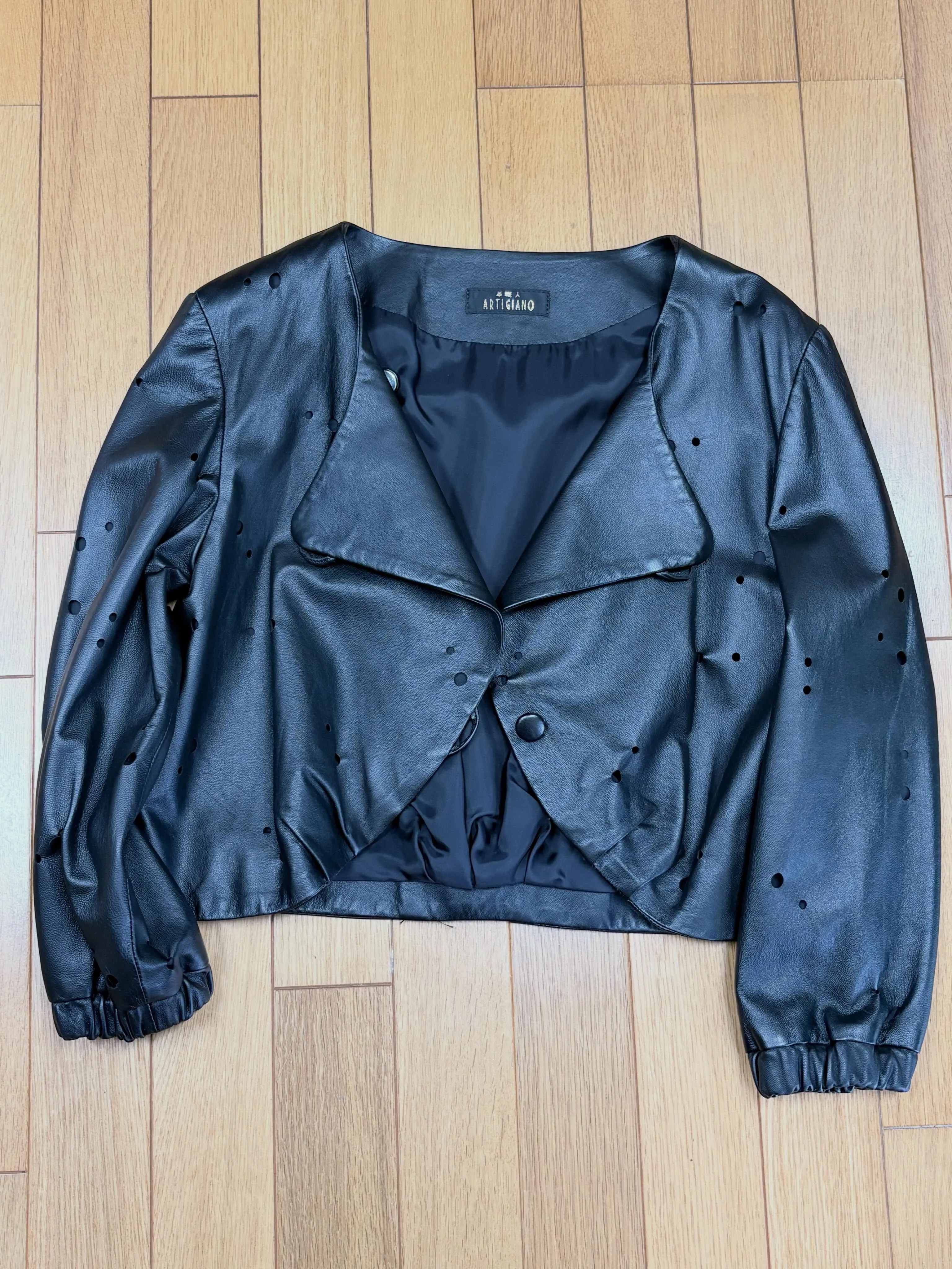 羊革ショートジャケット