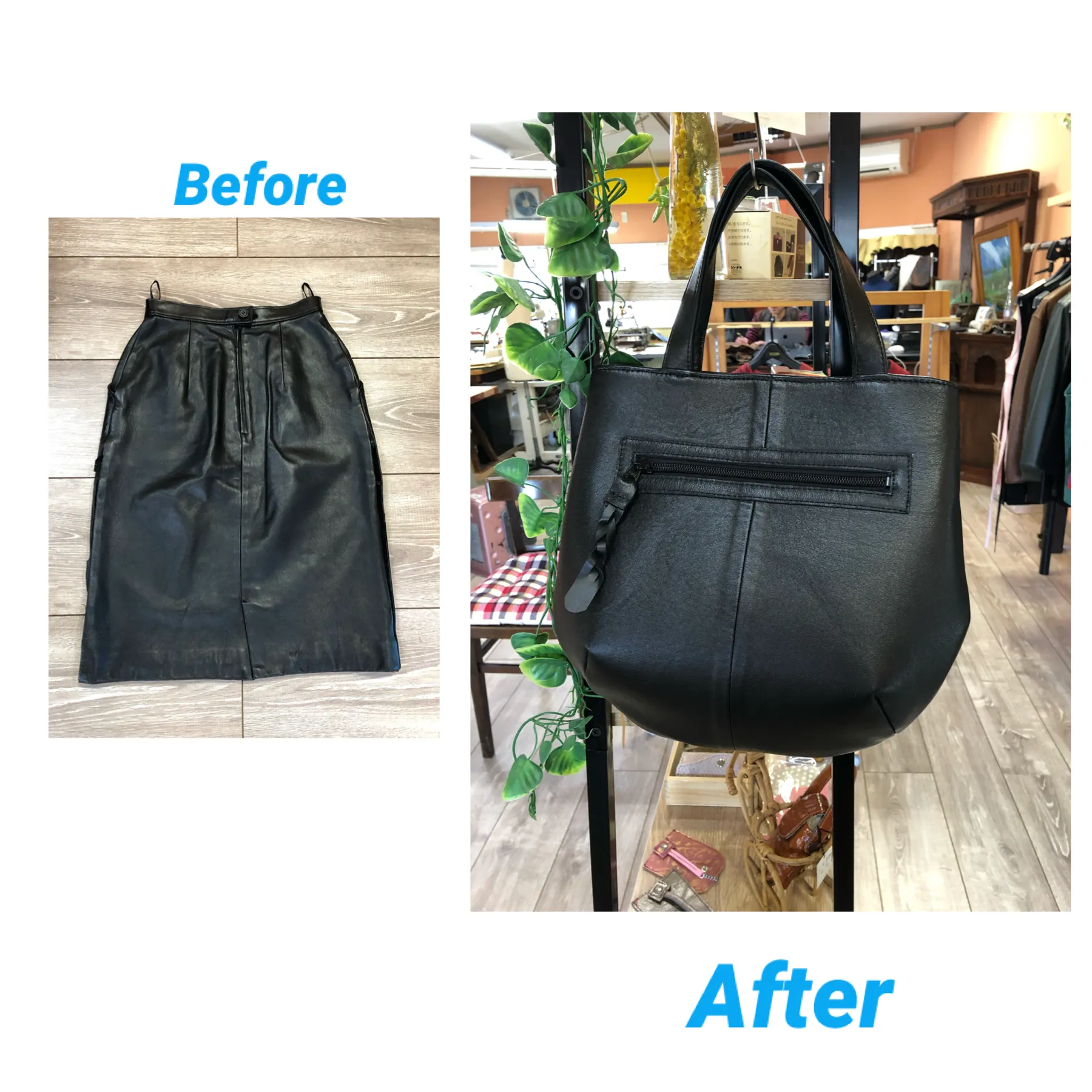 Before→After